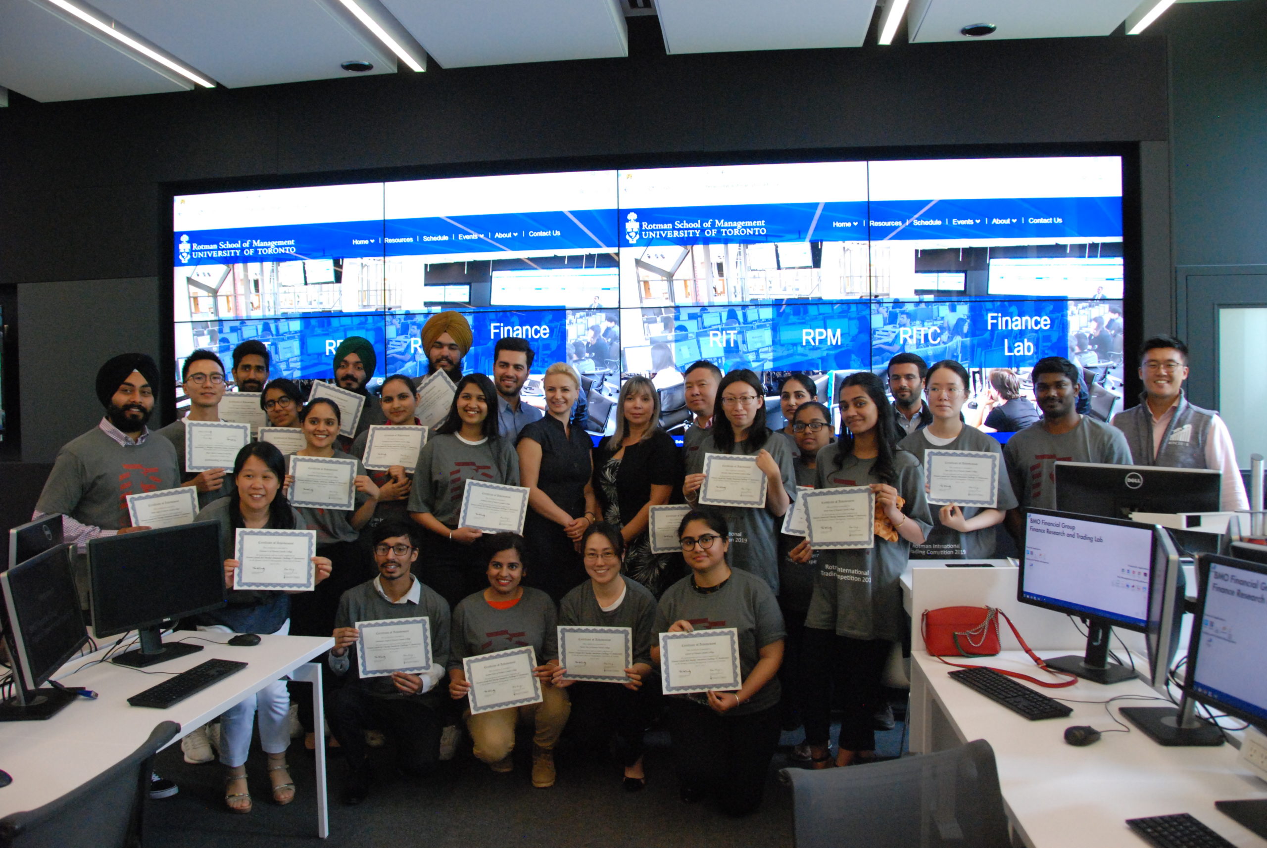 Hanson College attends Rotman’s 5th Anniversary Interactive Trader Competition