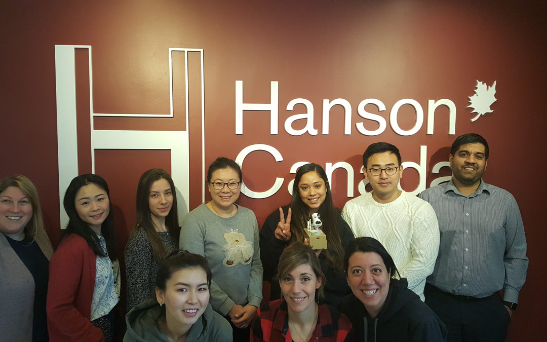 Hanson College's team taking part in Dress Down Fridays